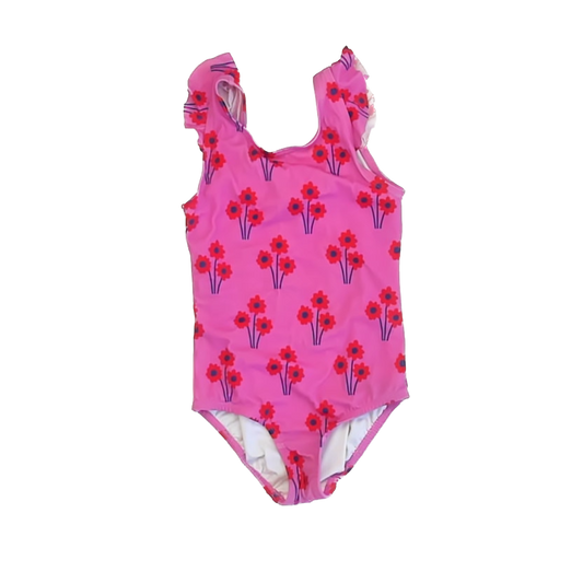 Hanna Andersson Girls Pink 1-piece Swimsuit Size: 5T Pink