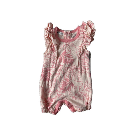 Honest Co Girls pink Romper Size: 3 months pink