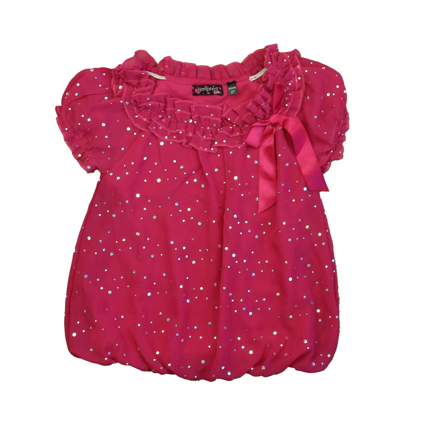 Tempted Girls Girls Pink Blouse Size: 2T Pink