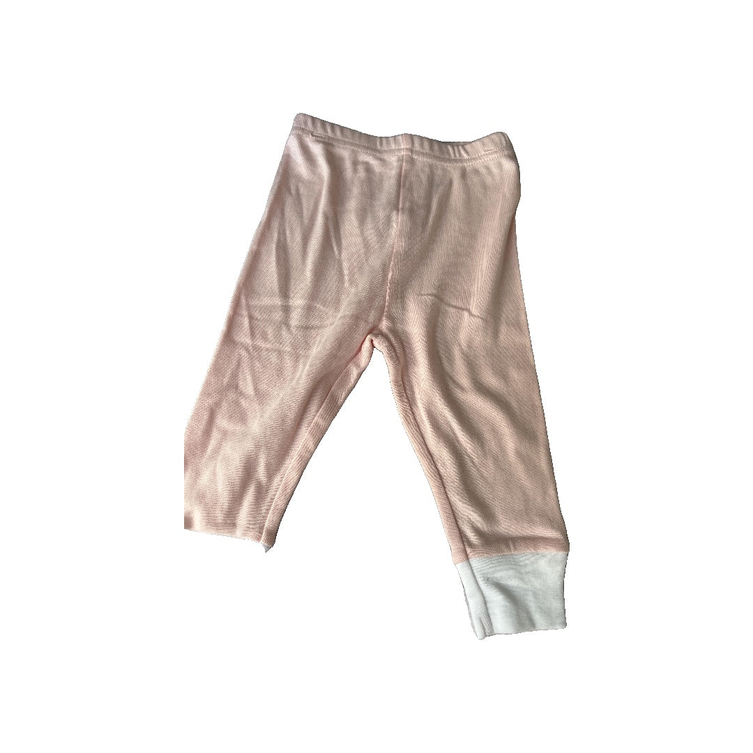 Burt's Bees Girls pink Pants Size: 3-6 months pink