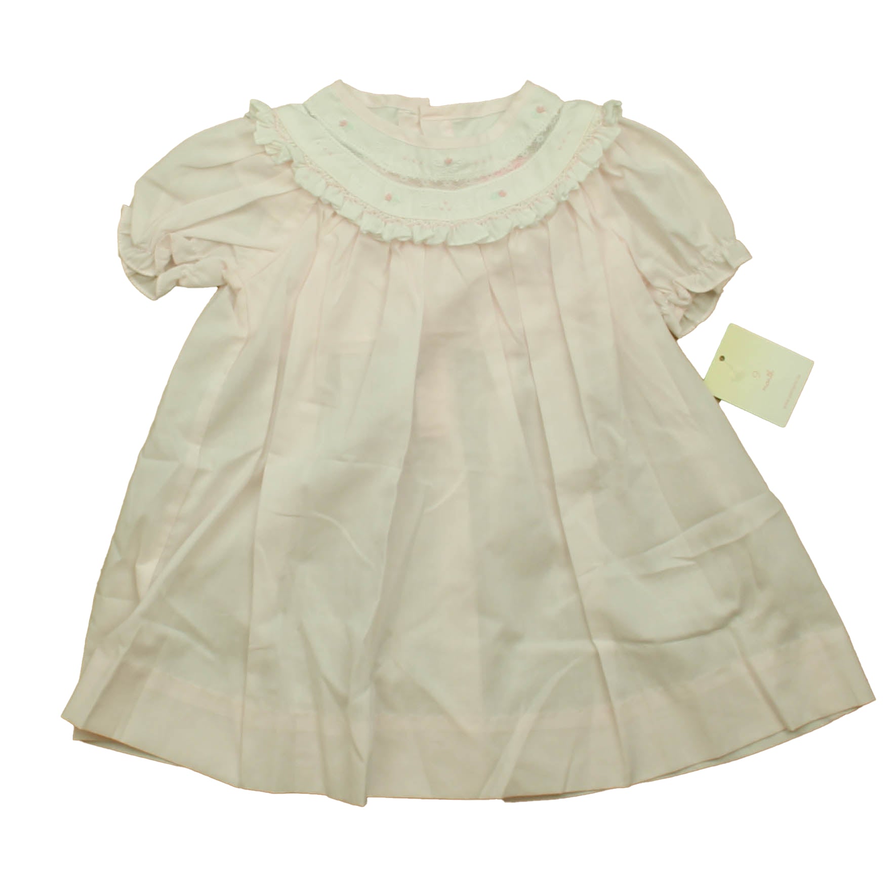Petit Ami Girls Pink Dress Size: 9 Months Pink