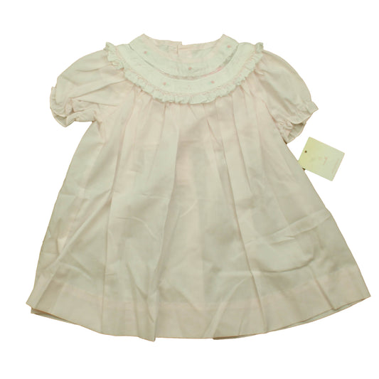 Petit Ami Girls Pink Dress Size: 9 Months Pink