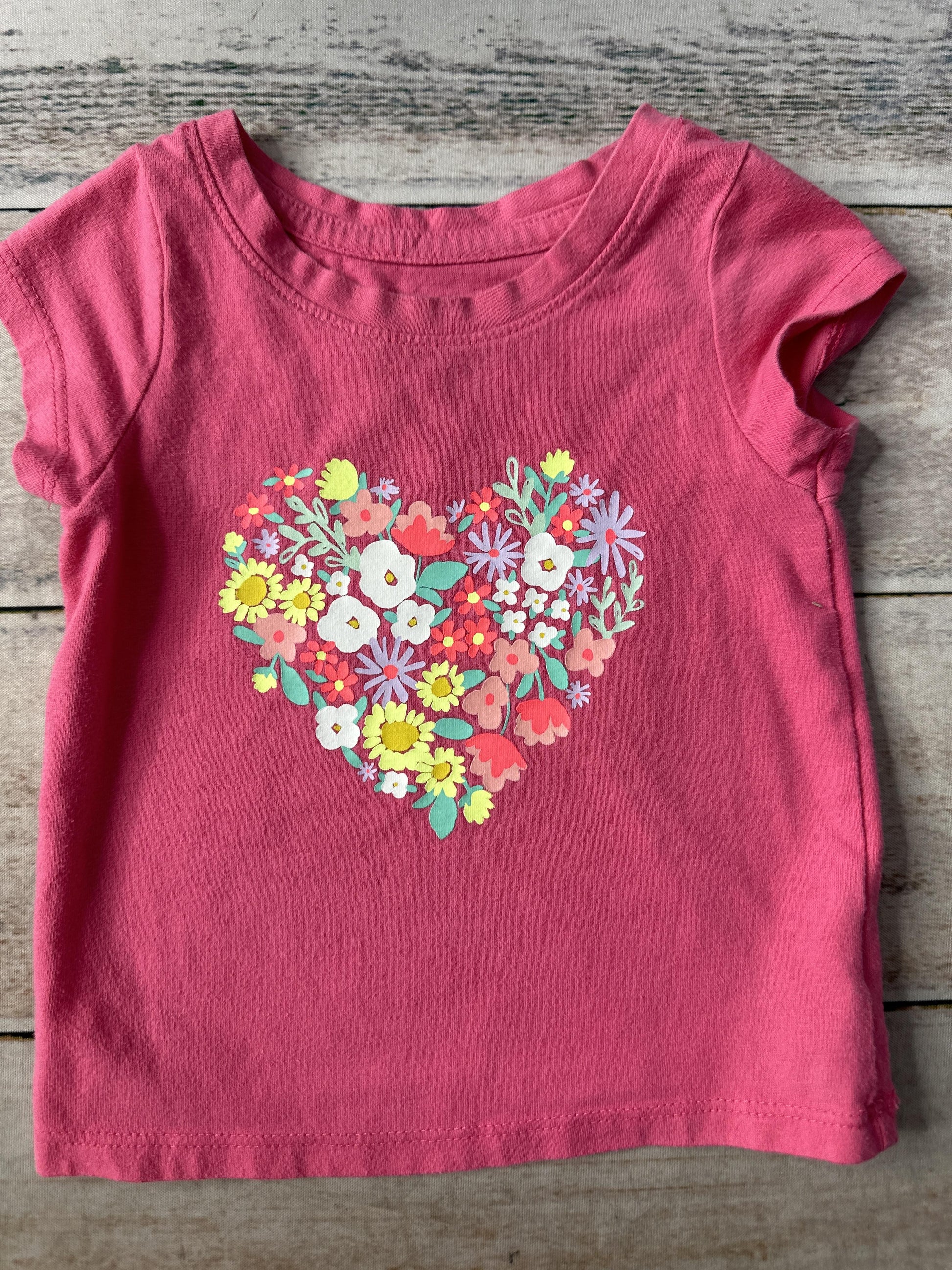 Girls pink Shirt Size: 12 months pink
