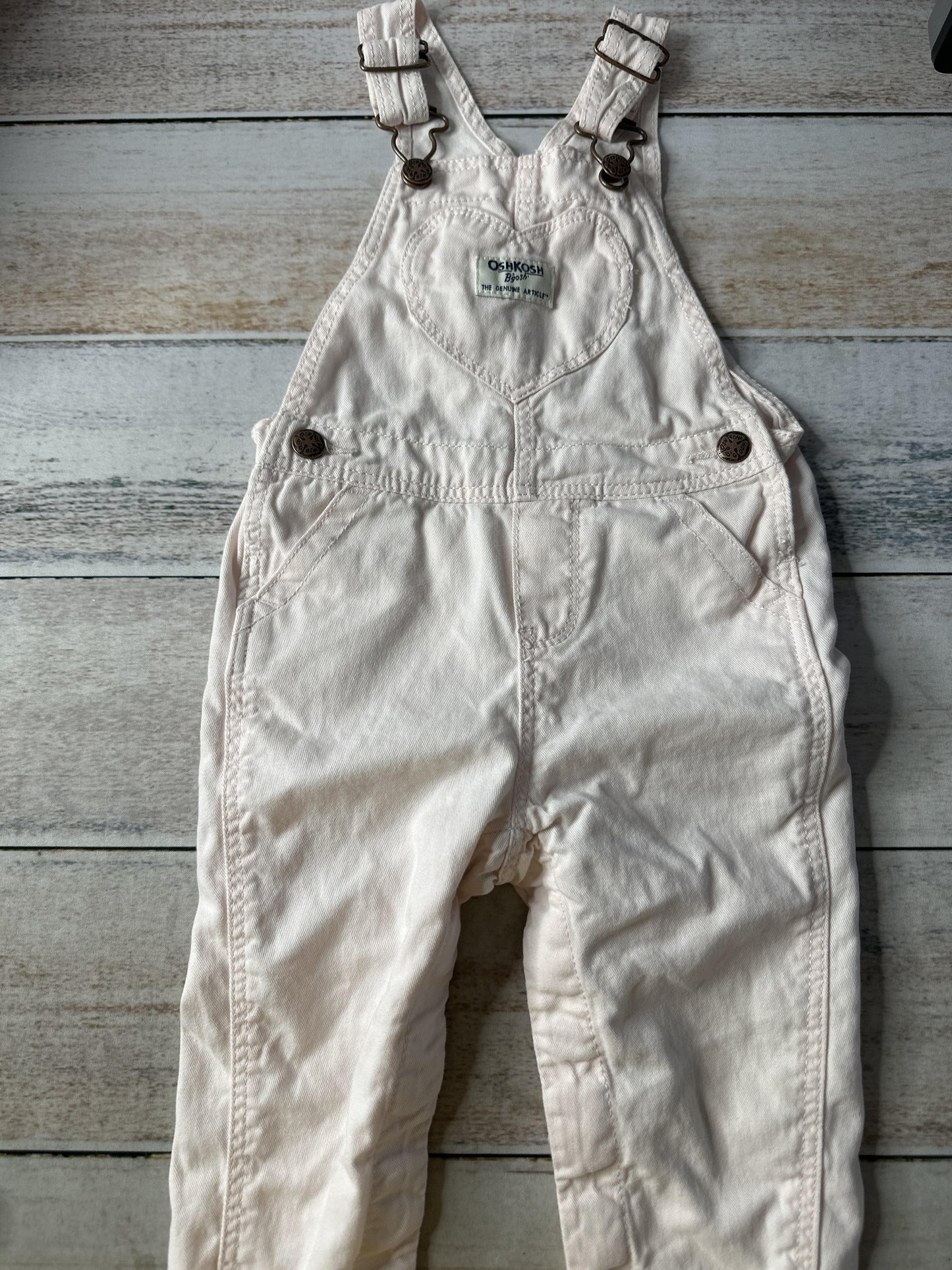 OshKosh Girls pink Overalls Size: 18 months pink