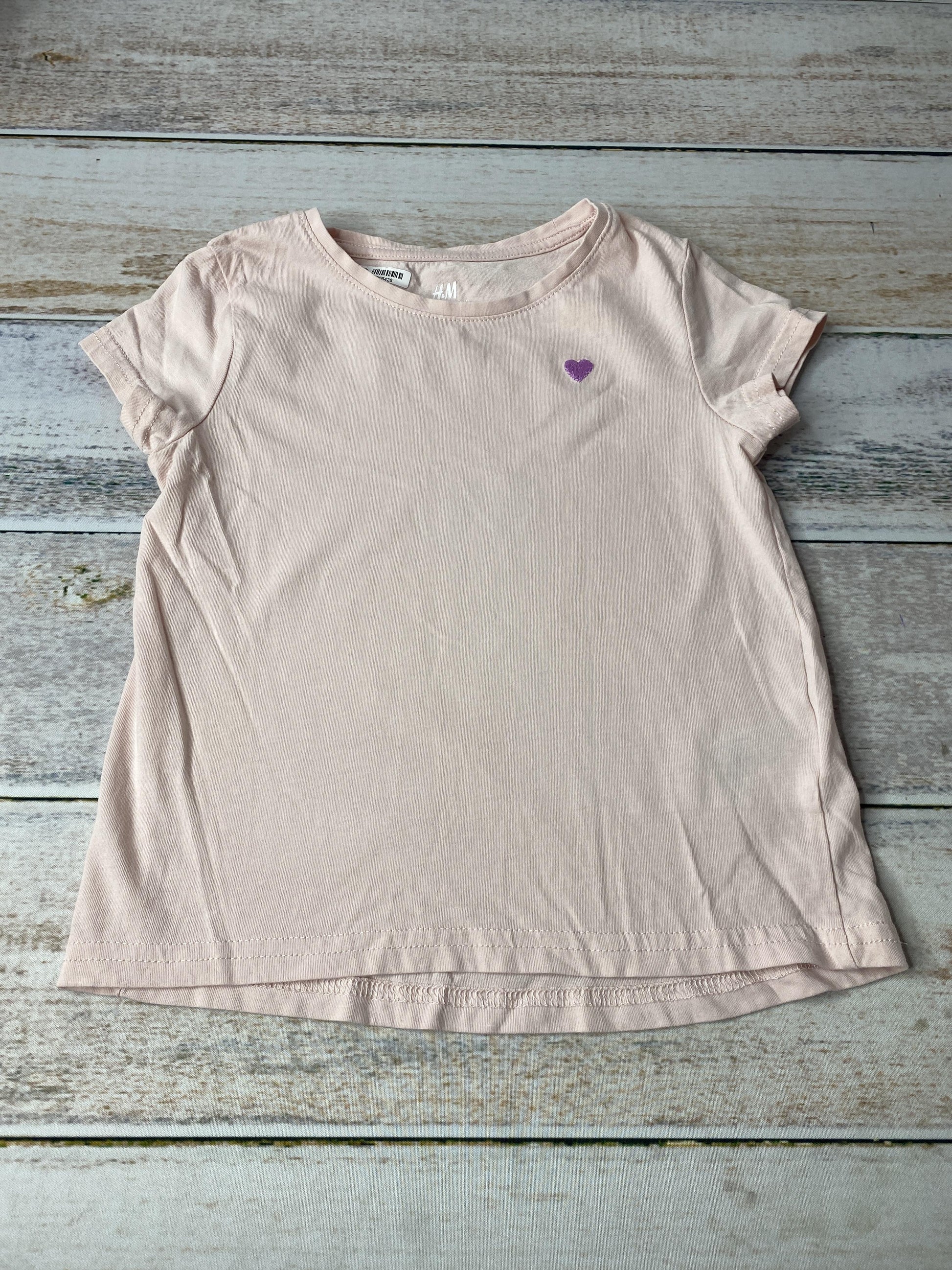 H&M Girls pink T-Shirt Size: 4T pink