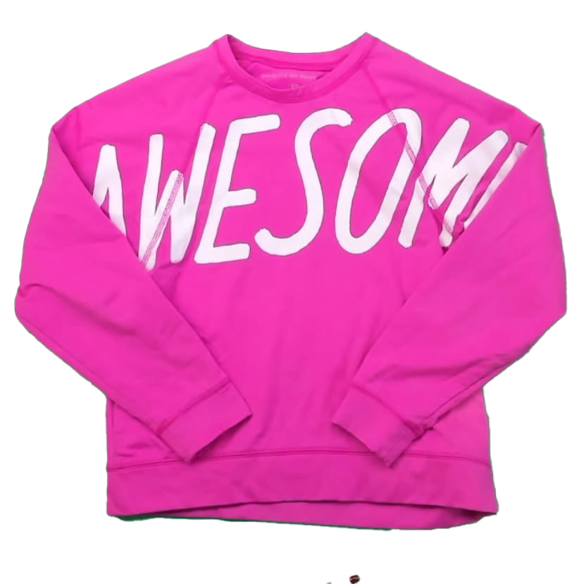 Rockets Of Awesome Girls Pink Sweatshirt Size: 12 Years Pink