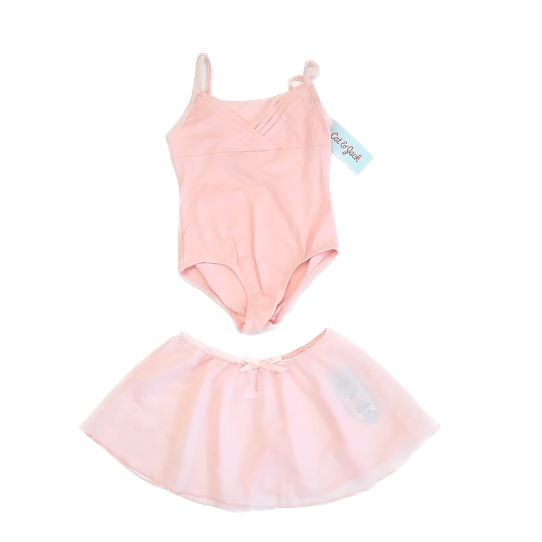 Cat & Jack Girls Pink Dance wear Size: 6 Years Pink