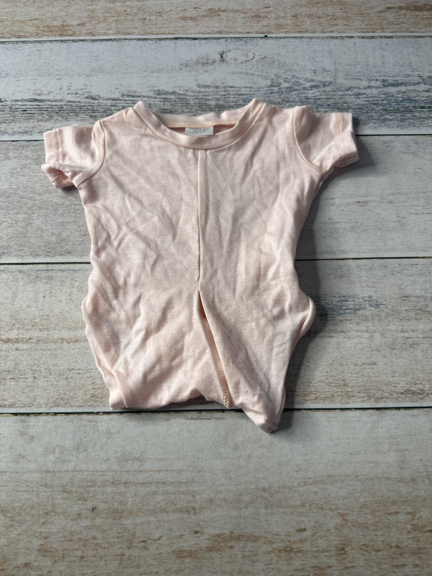 Peasy Girls pink Onesie Size: Newborn pink