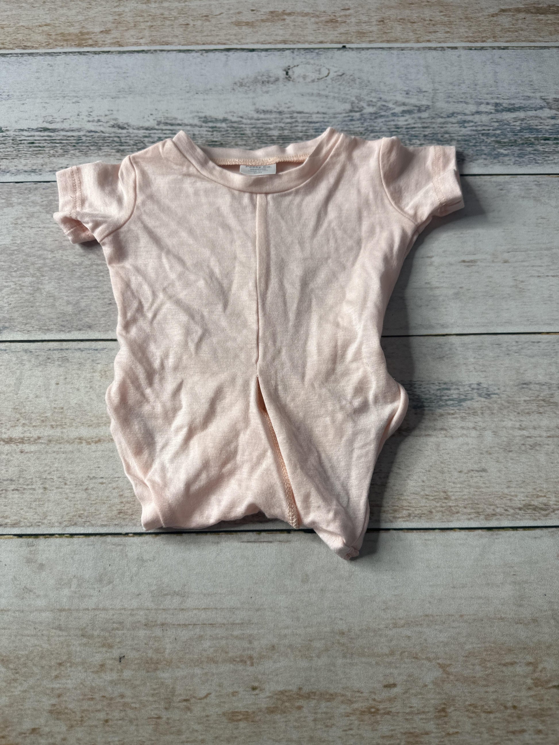 Peasy Girls pink Onesie Size: Newborn pink