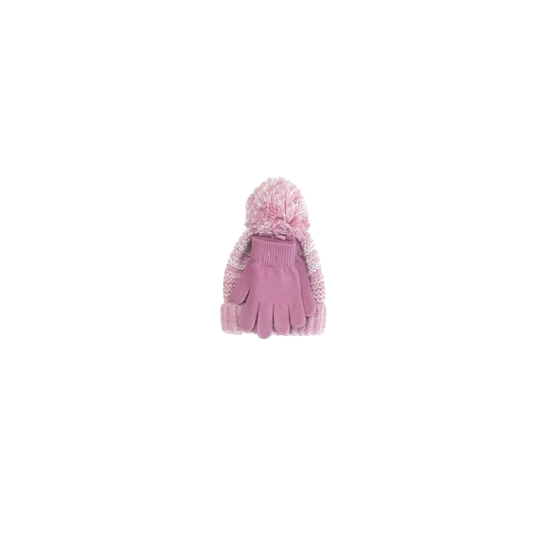 Capelli Girls Pink Hat & Mitten set Size: Small 3-4 T Pink