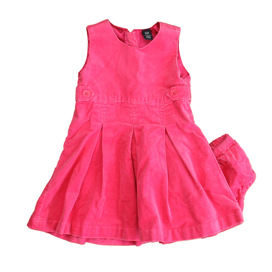 Gap Girls Pink Dress Size: 12-18 Months Pink