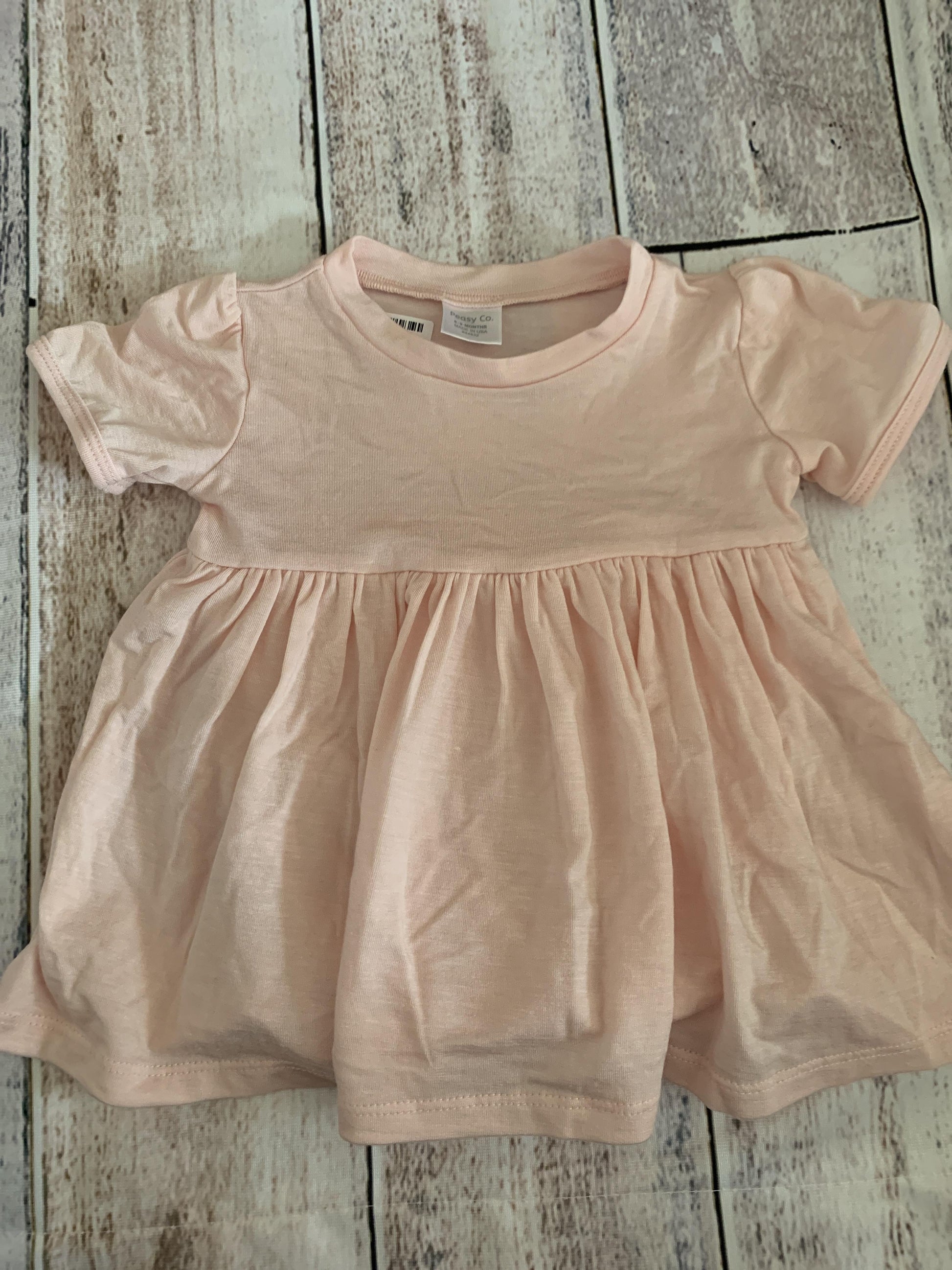 Peasy Girls pink Dress Size: 6-9 months pink