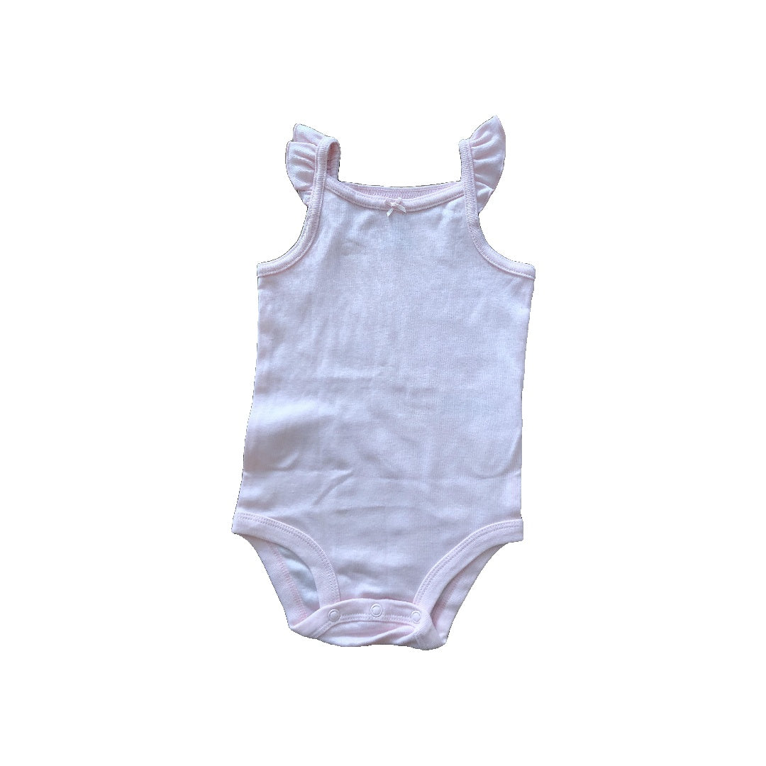 Carters Girls pink Onesie Size: 9 months pink