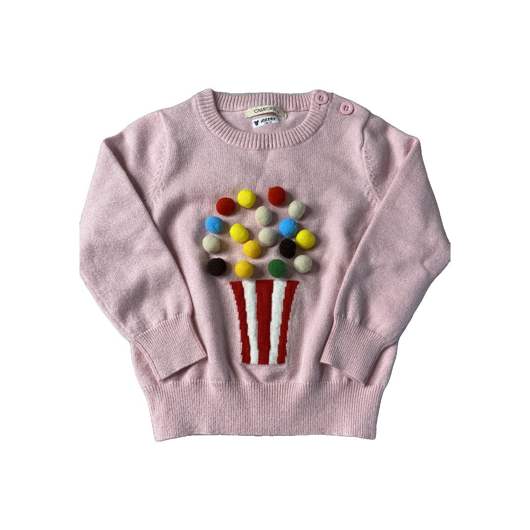 Campure Girls pink Sweater Size: 3T pink