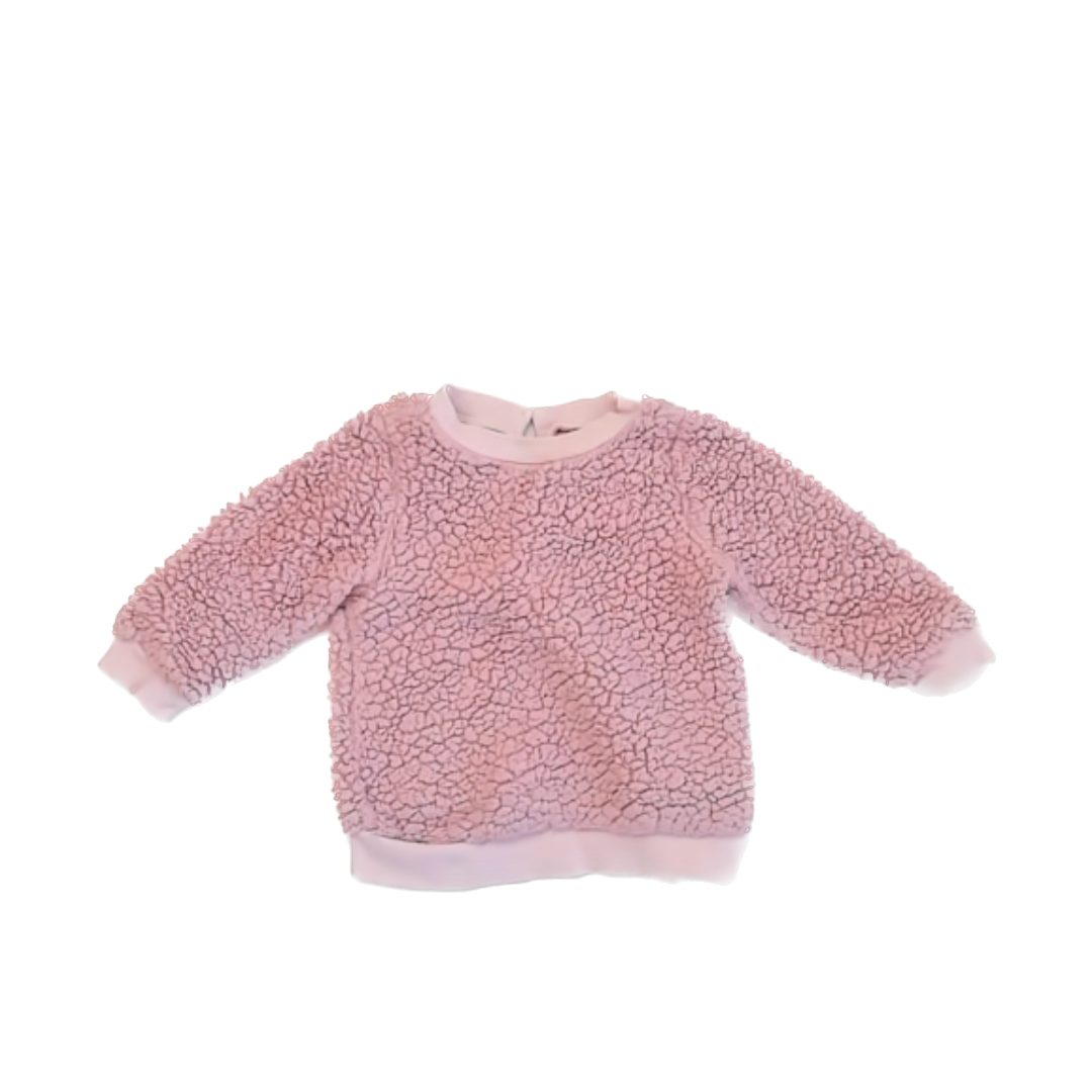 Pippa & Julie Girls Pink Fleece Size: 12-18 Months Pink