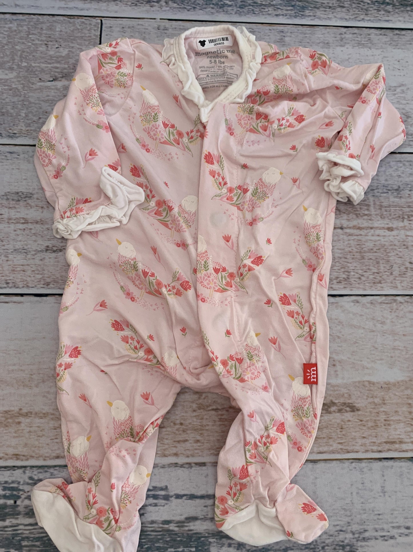 Magnetic Me Girls pink Pajamas Size: Newborn pink