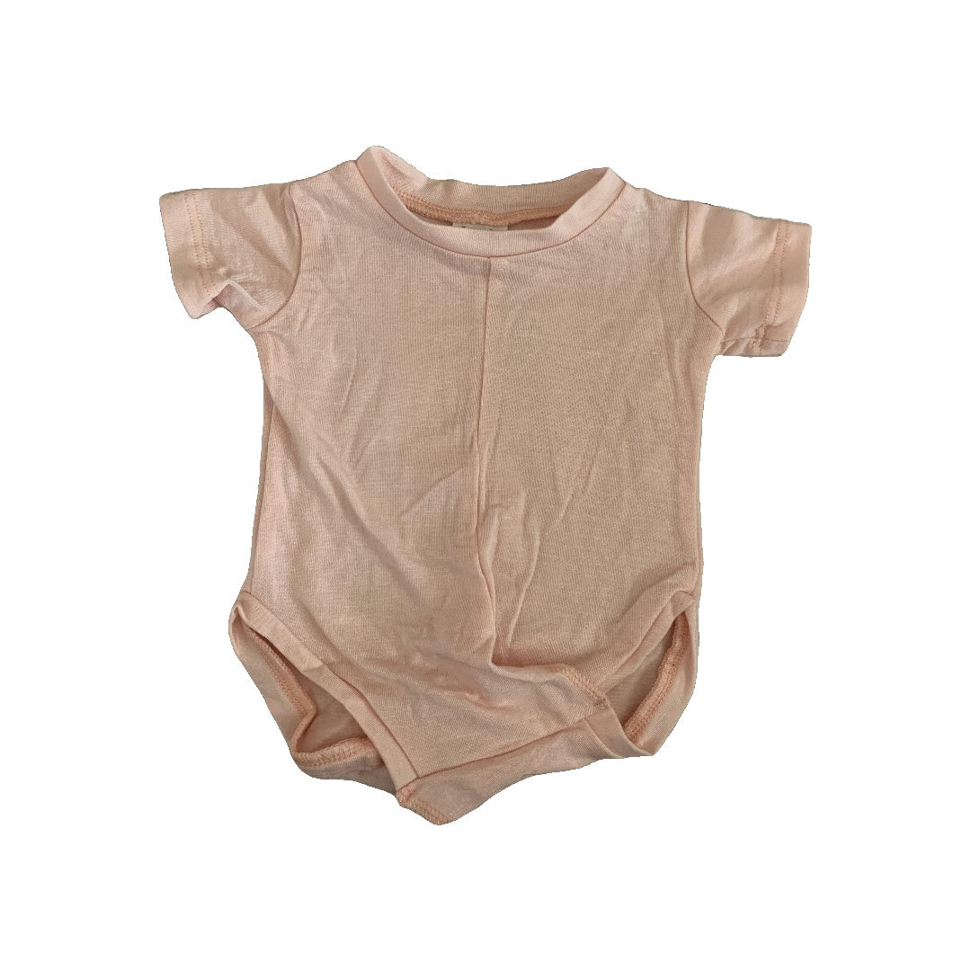 Peasy Girls pink Onesie Size: Newborn pink