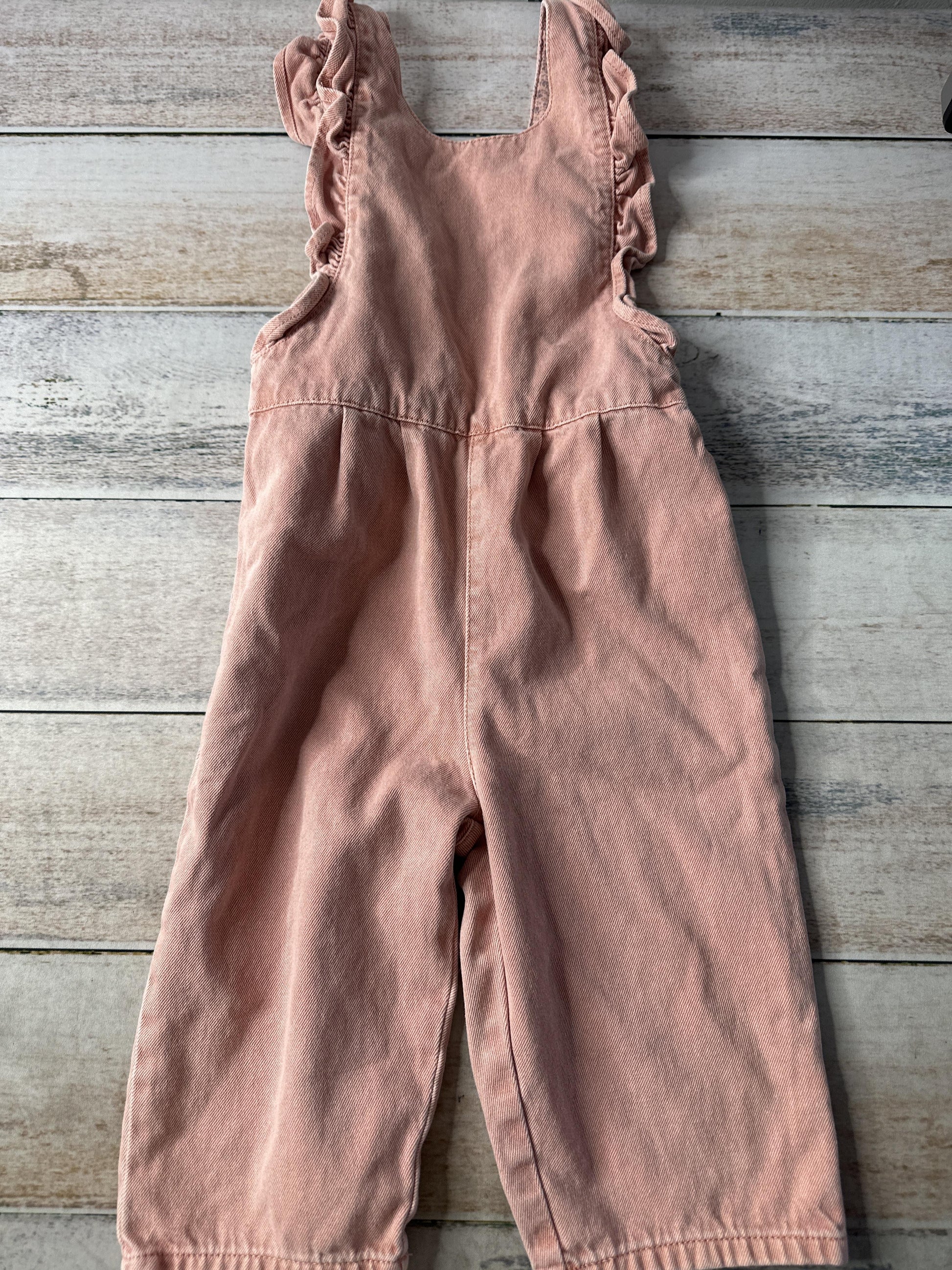 Zara Girls pink Overalls Size: 2-3 Years pink
