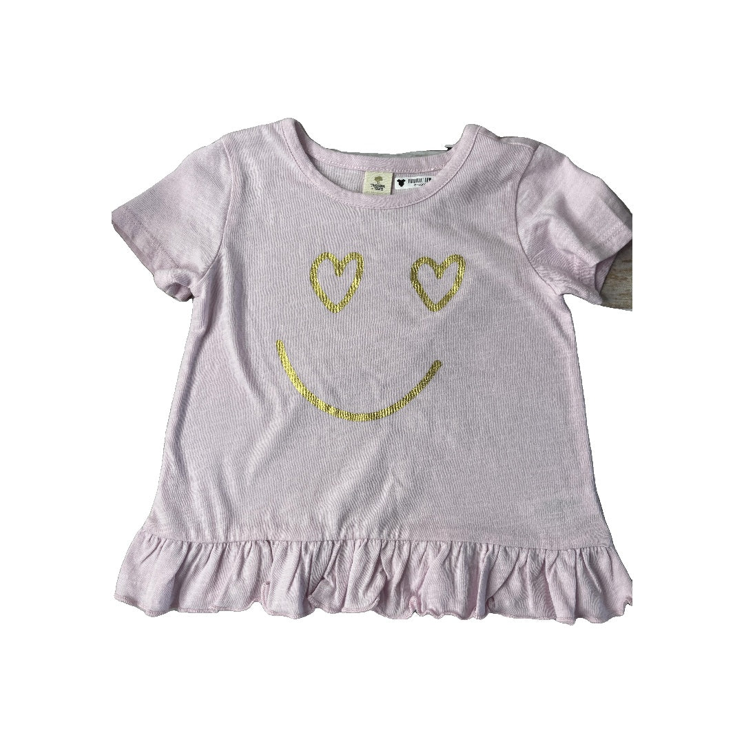 Tucker + Tate Girls pink T-Shirt Size: 24 months pink