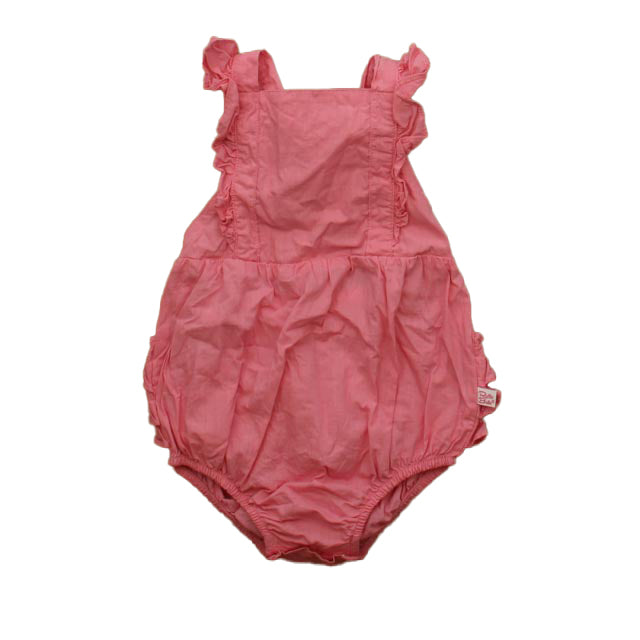 Ruffle Butts Girls Pink Romper Size: 2T Pink