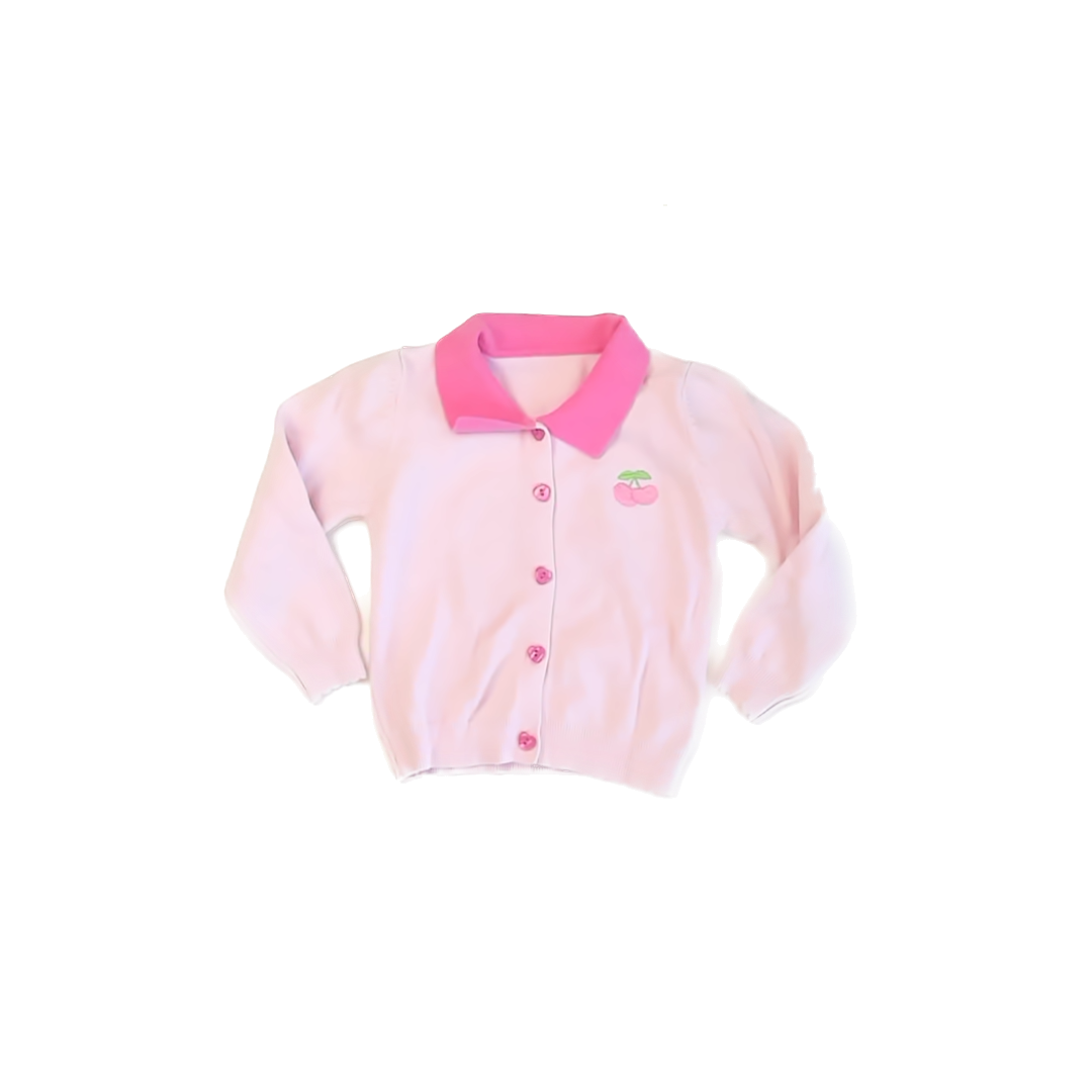 Unknown Girls Pink Cardigan Size: 2T Pink