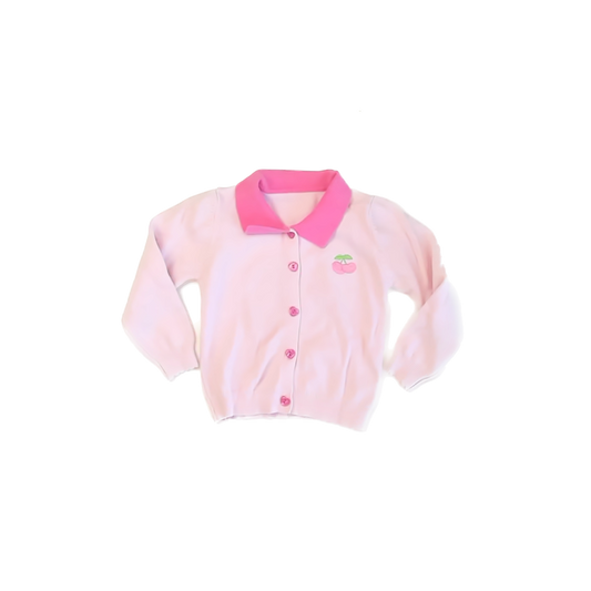 Unknown Girls Pink Cardigan Size: 2T Pink