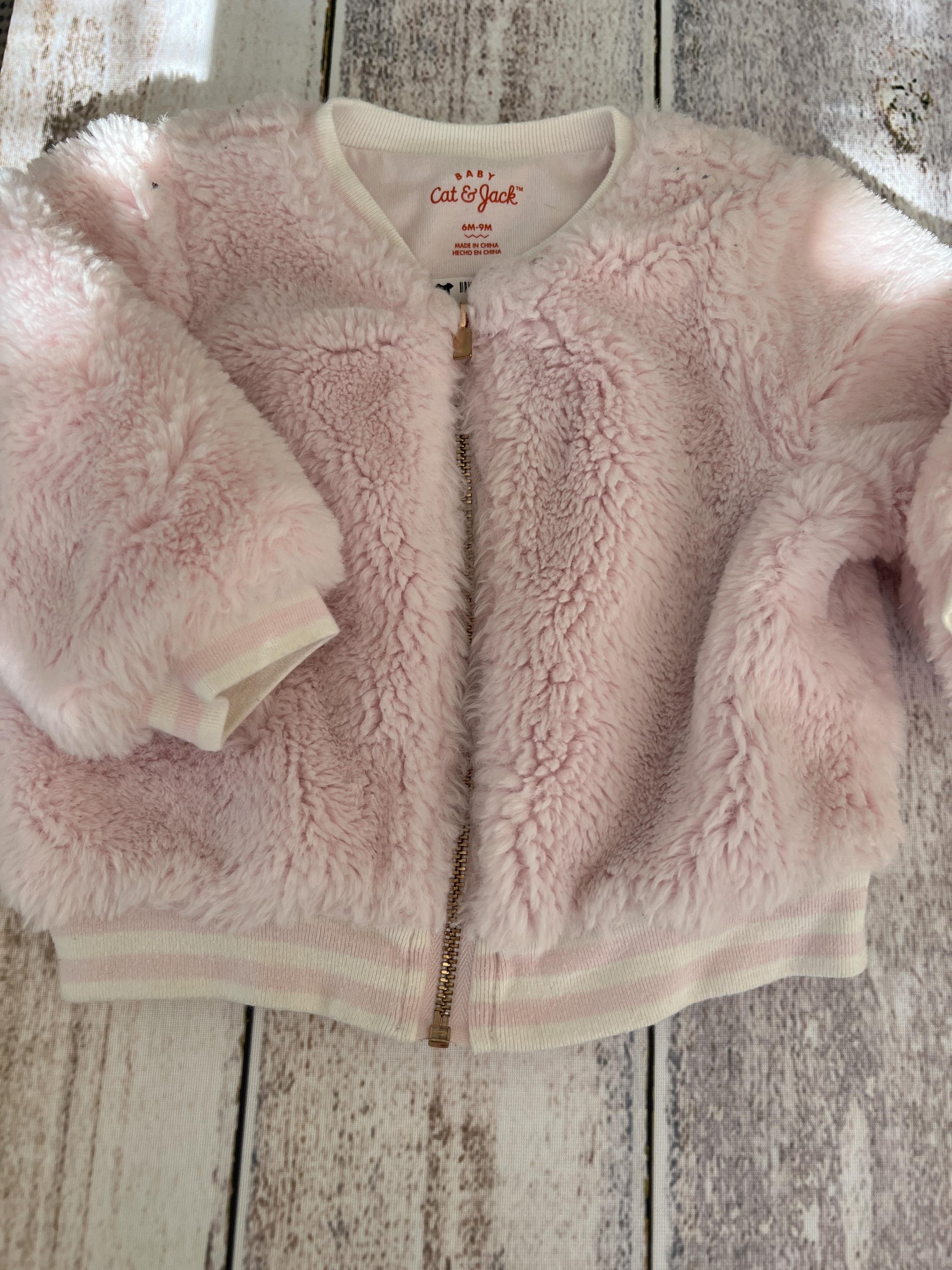 Cat & Jack Girls pink Jacket Size: 6-9 months pink
