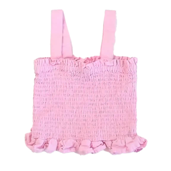 Cotton On Girls Pink Tank Top Size: 6 Years Pink