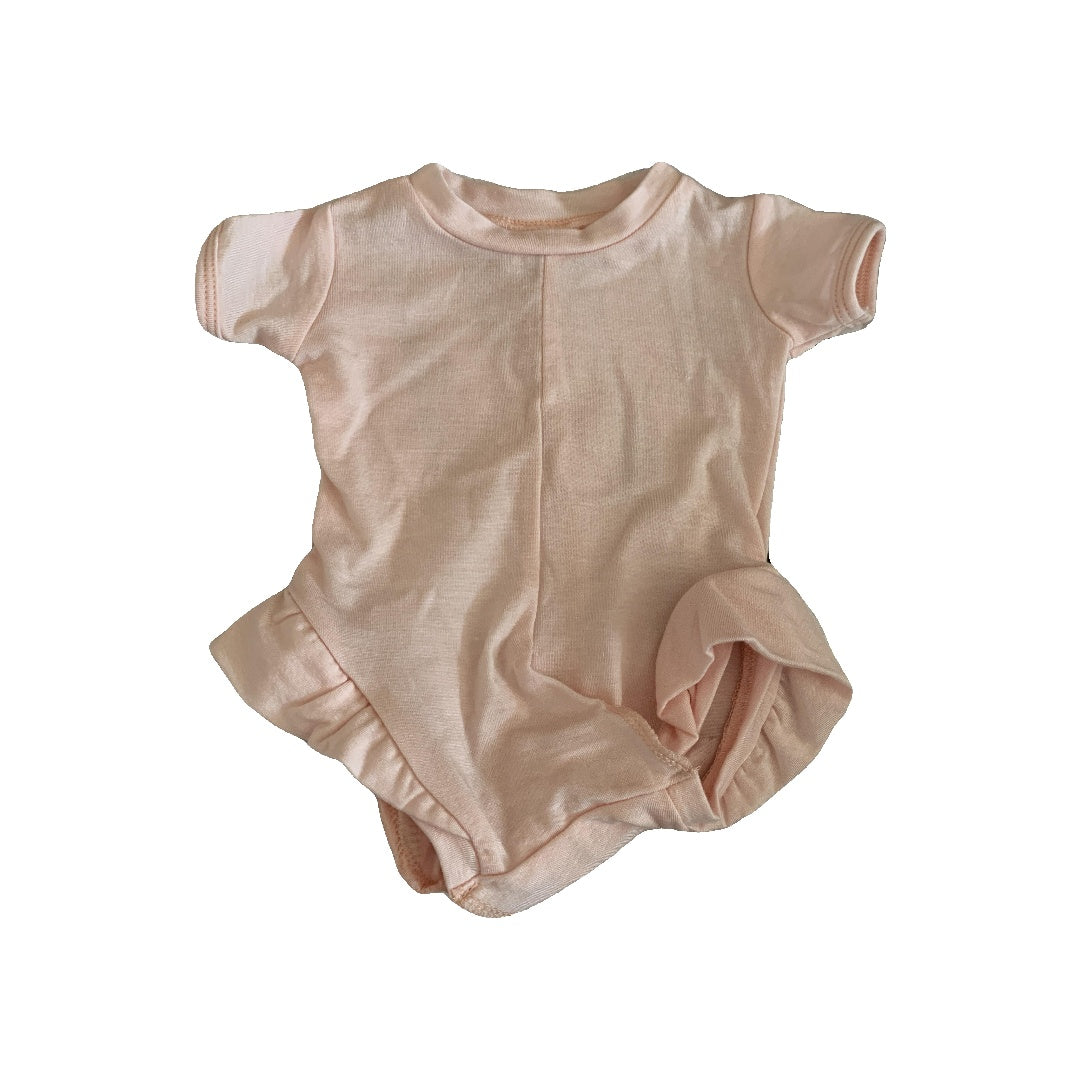 Peasy Girls pink Onesie Size: Newborn pink