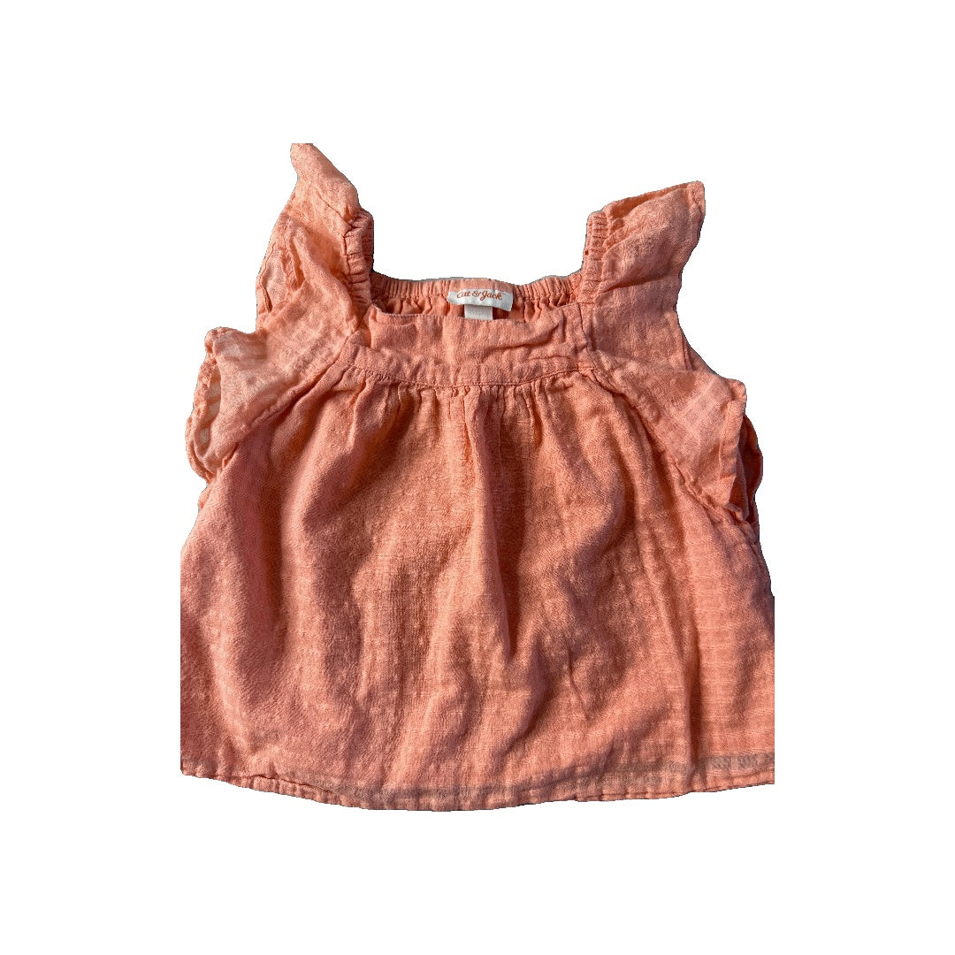 Cat & Jack Girls pink Tank Top Size: 4-5 Years pink