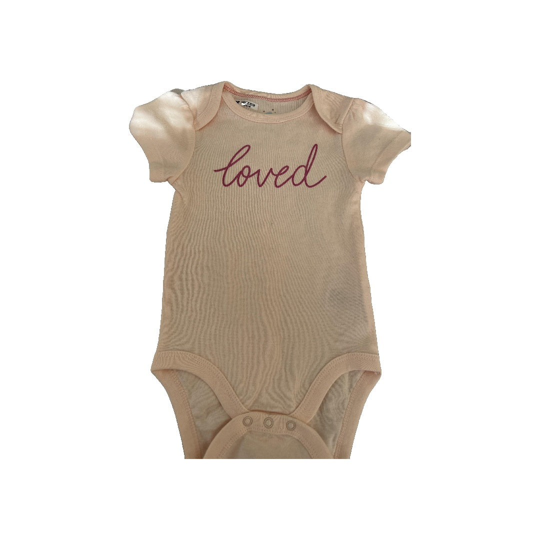 Cloud Island Girls pink Onesie Size: 6-9 months pink