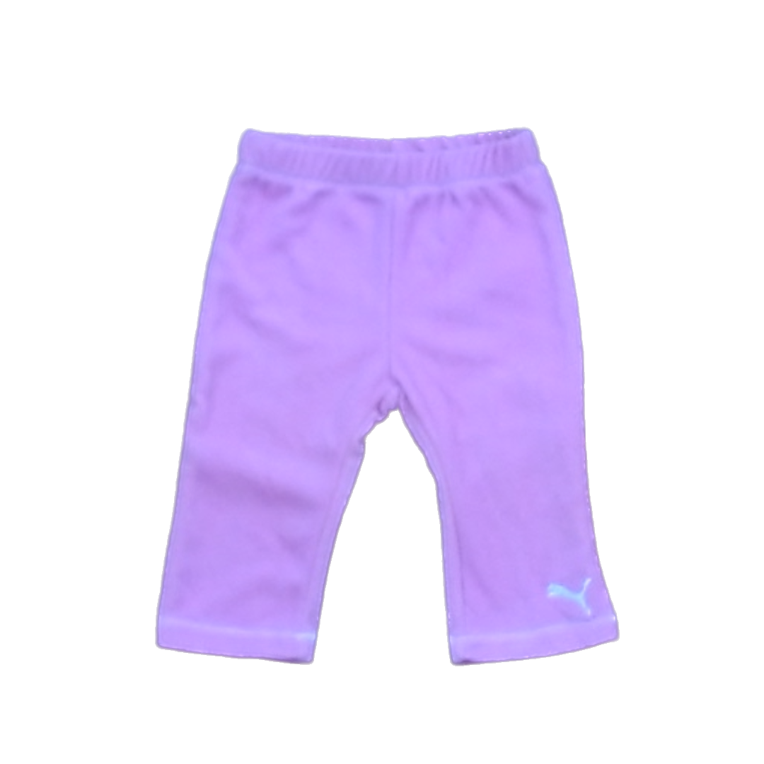 Puma Girls Pink Casual Pants Size: 6 Months Pink