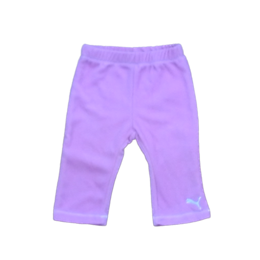 Puma Girls Pink Casual Pants Size: 6 Months Pink