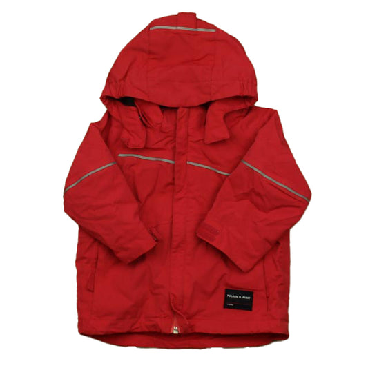 Polarn O. Pyret Girls Pink Jacket Size: 9-12 Months