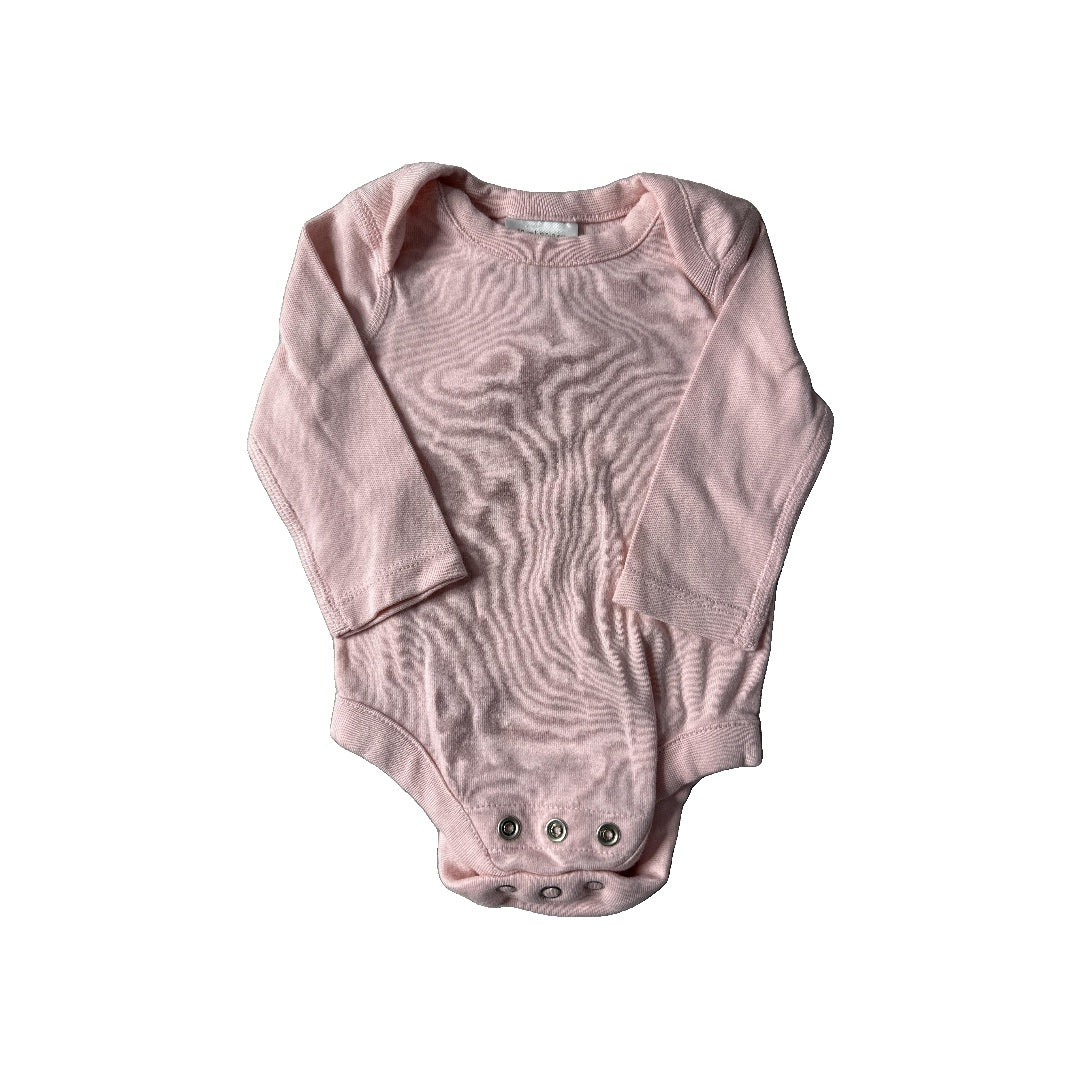 Hanna Andersson Girls pink Onesie Size: 0-3 months pink