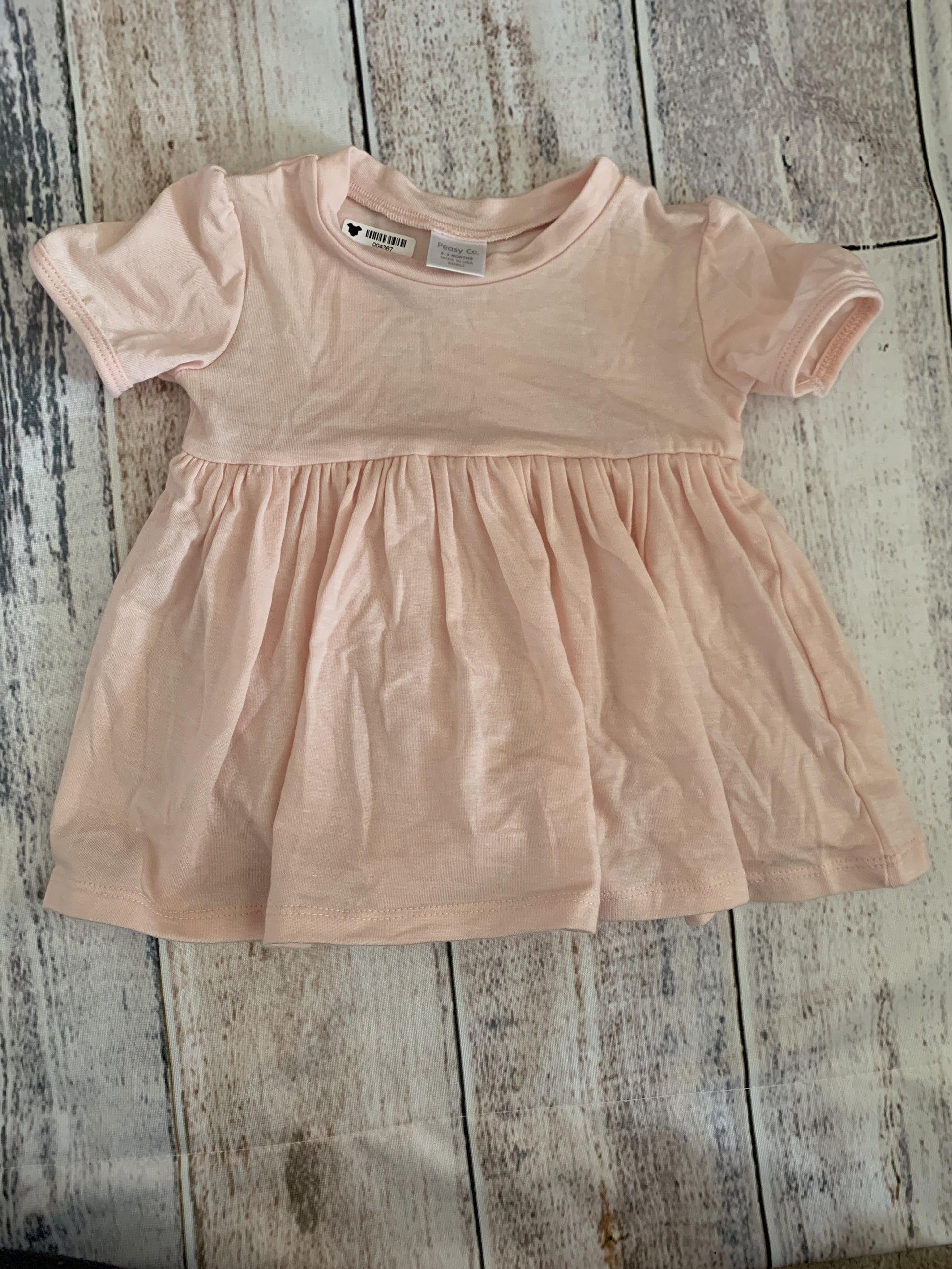 Peasy Girls pink Dress Size: 6-9 months pink