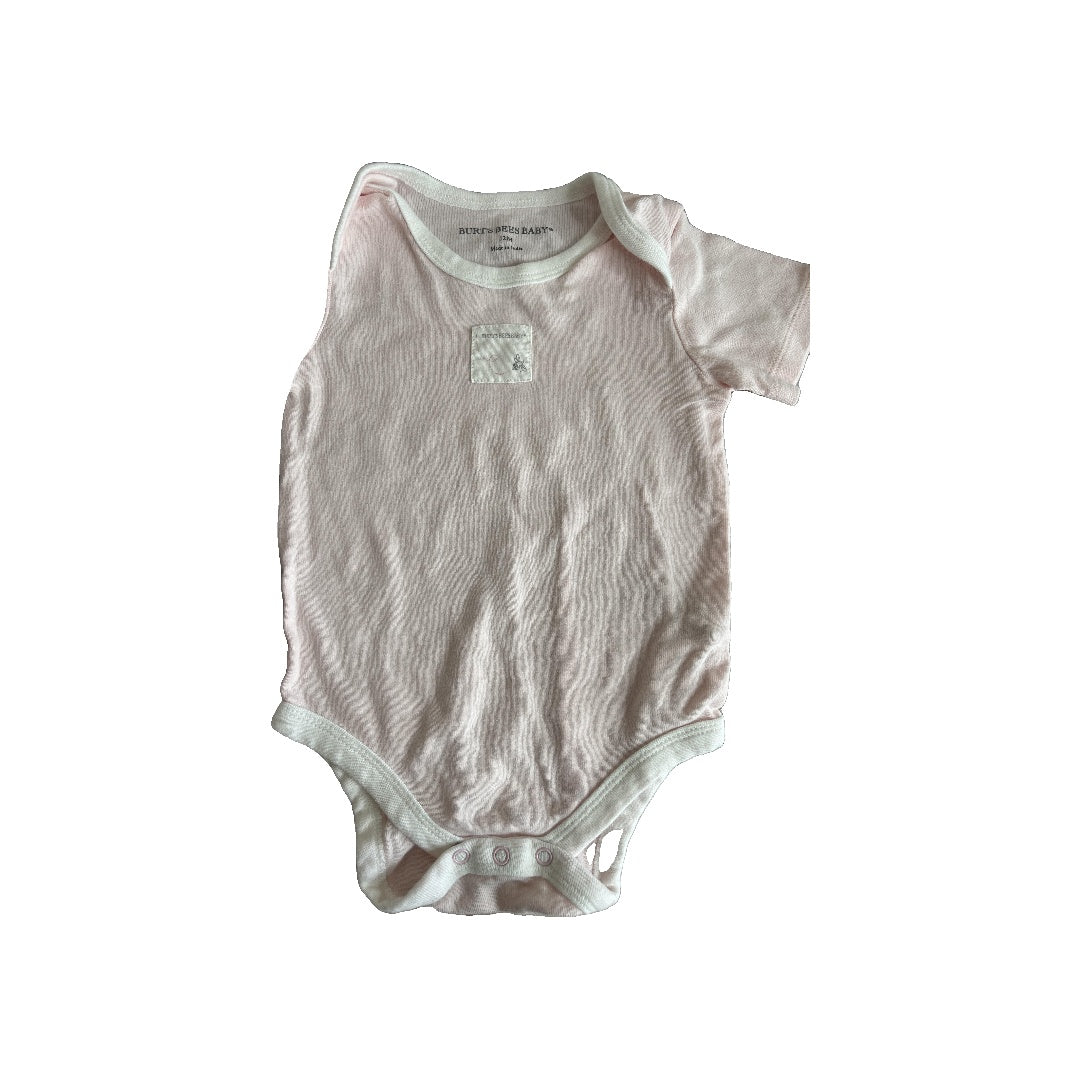 Burt's Bees Girls pink Onesie Size: 12 months pink