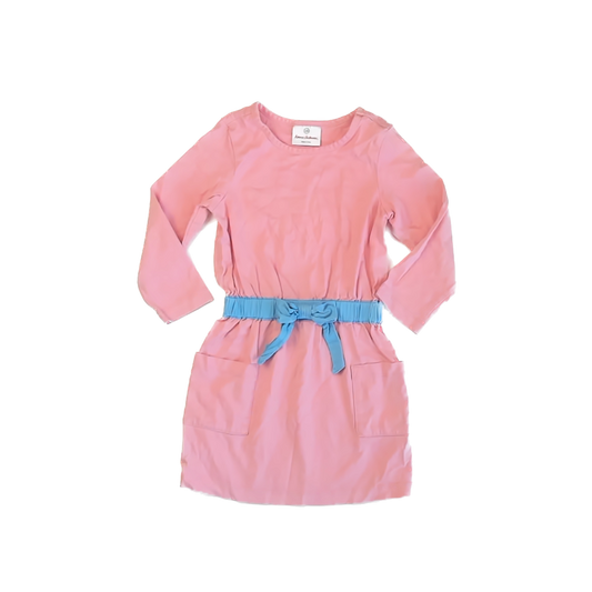 Hanna Andersson Girls Pink Dress Size: eu 100 (4T) Pink