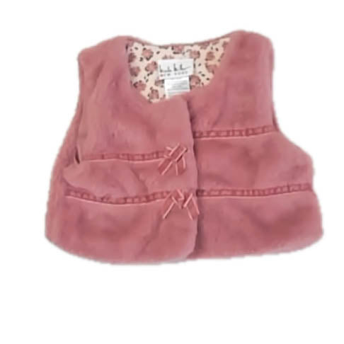 Nicole Miller Girls Pink Vest Size: 3-6 Months Pink