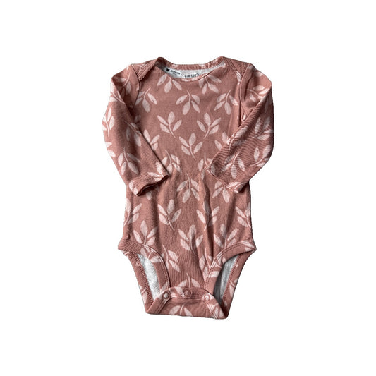 Carters Girls pink Onesie Size: 9 months pink