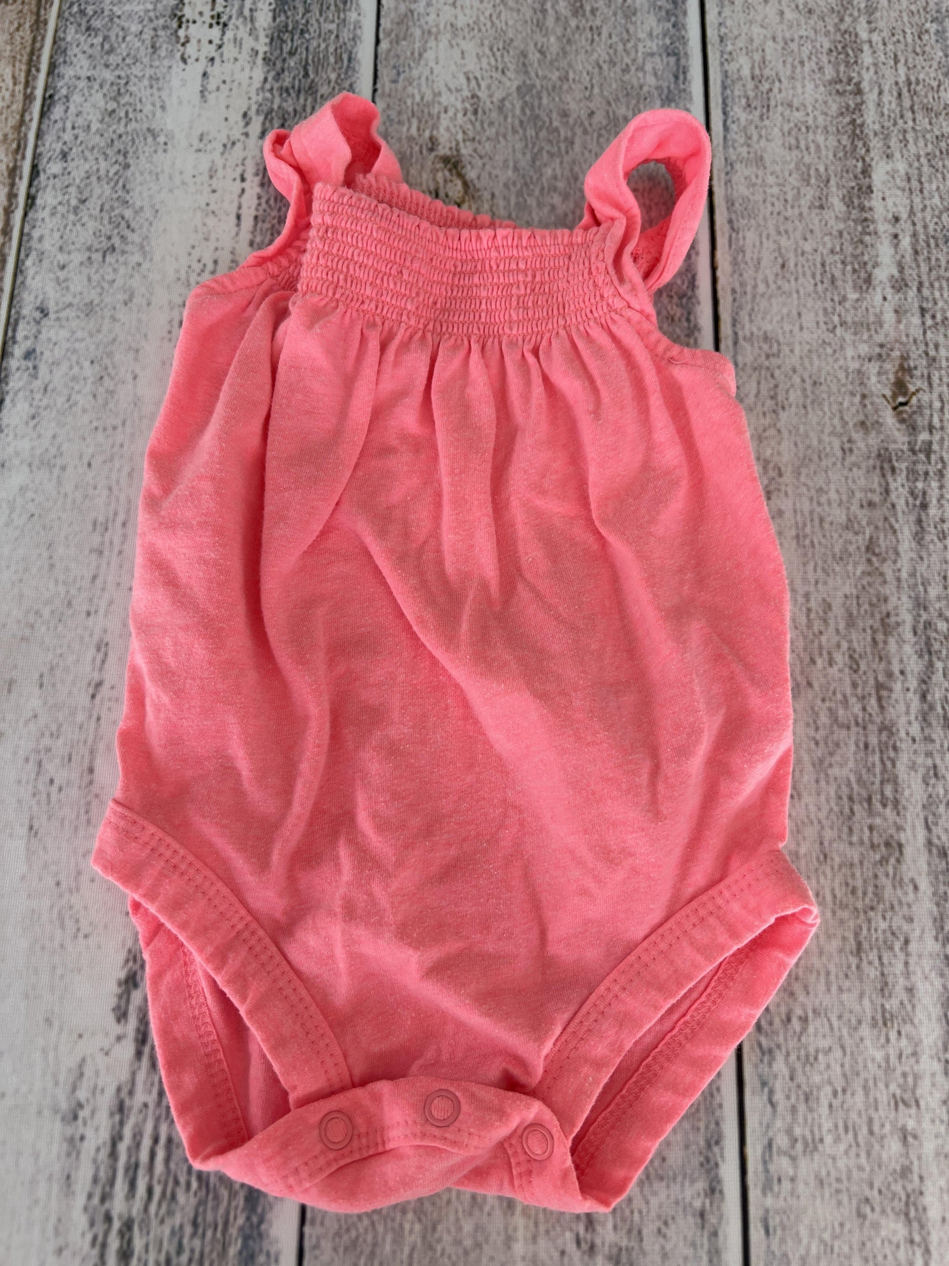 Carters Girls pink Romper Size: 3-6 months pink