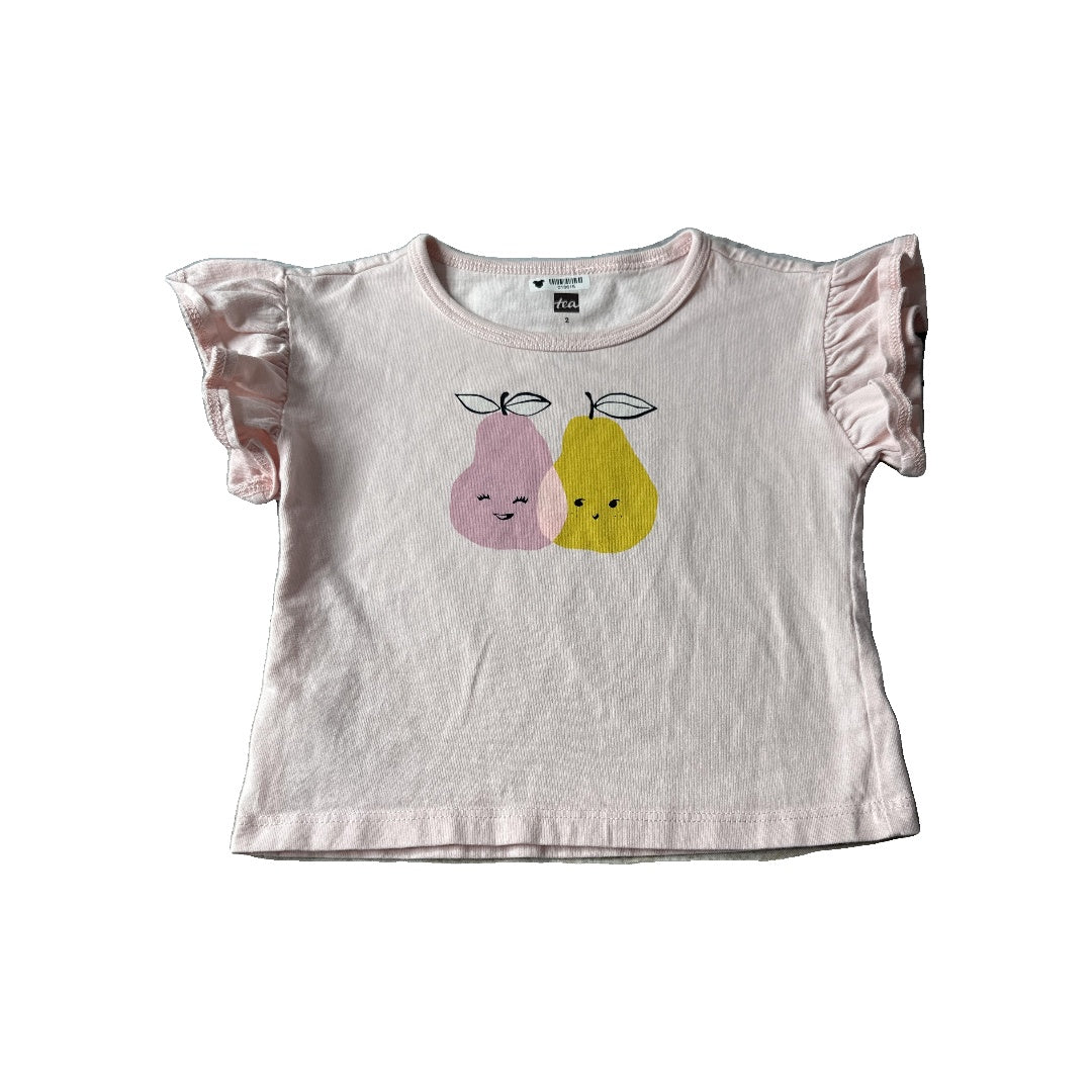 Tea Girls pink Shirt Size: 2T pink