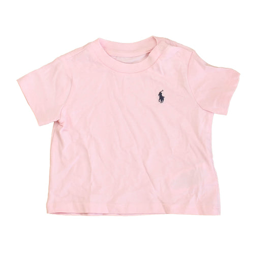 Ralph Lauren Boys Pink T-Shirt Size: 3 Months Pink