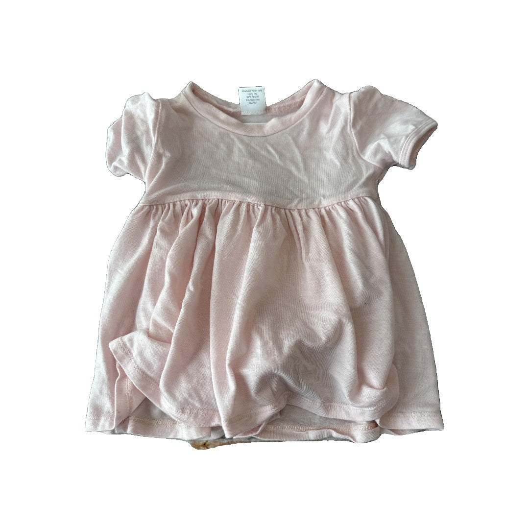 Peasy Girls pink Dress Size: 9-12 Months pink