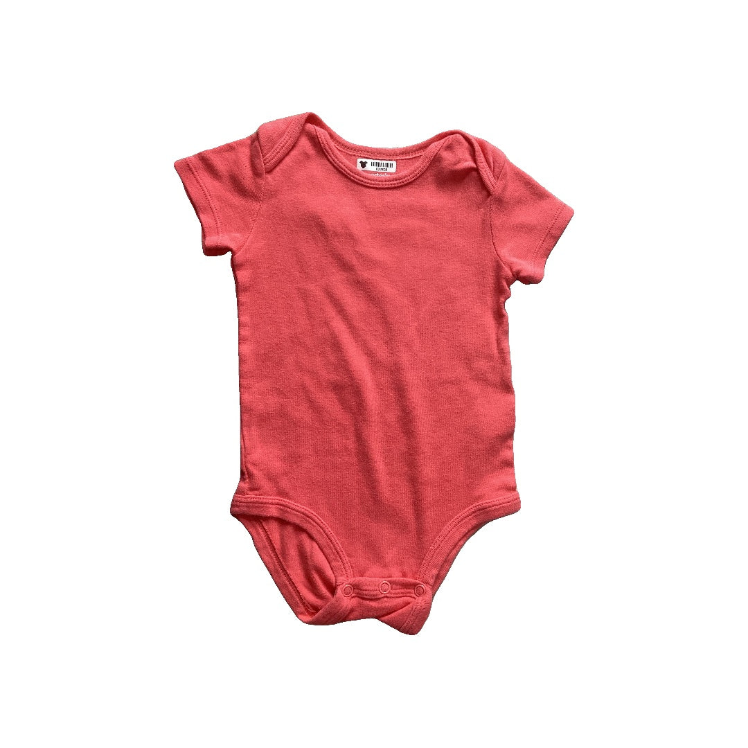Girls pink Button Down Short Sleeve Size: 12 months pink