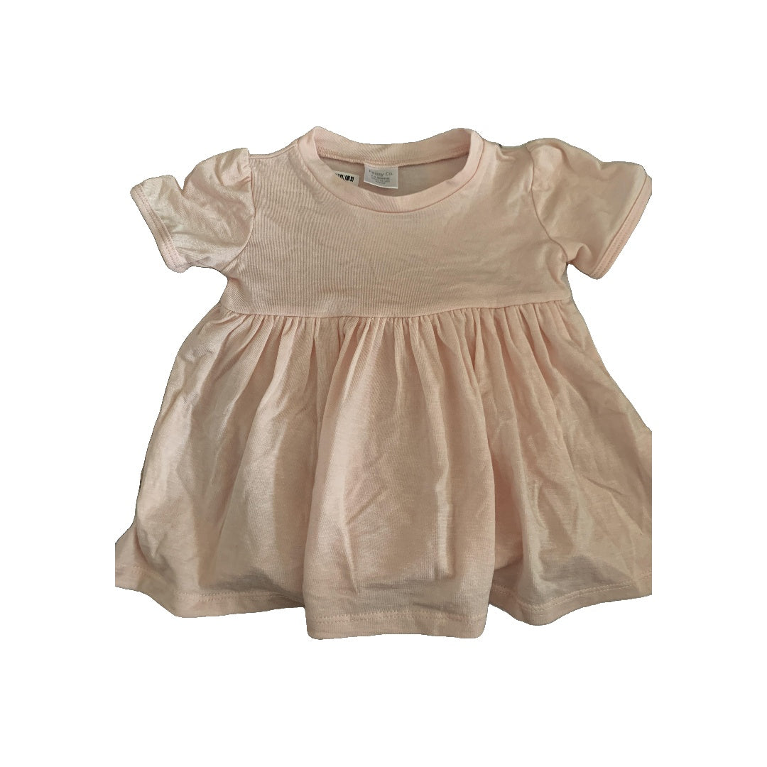 Peasy Girls pink Dress Size: 6-9 months pink