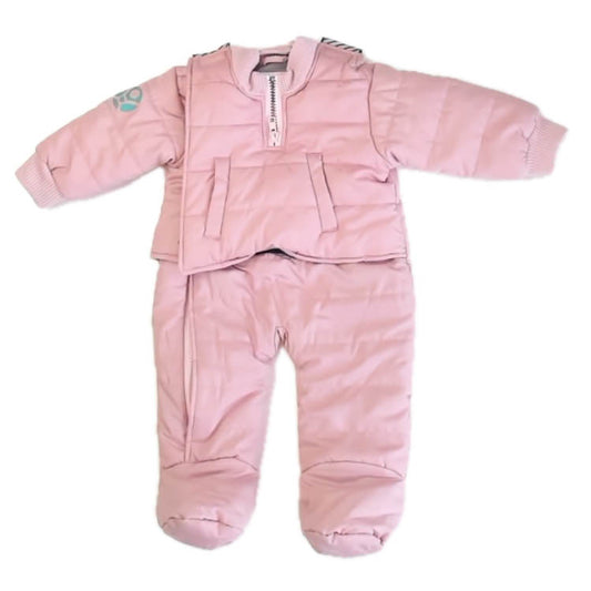 Buckle Me Girls Pink Snowsuit Size: 3-6 Months Pink