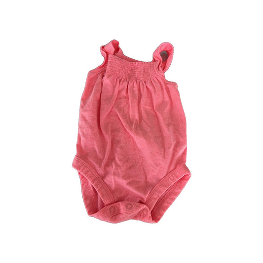 Carters Girls pink Romper Size: 3-6 months pink