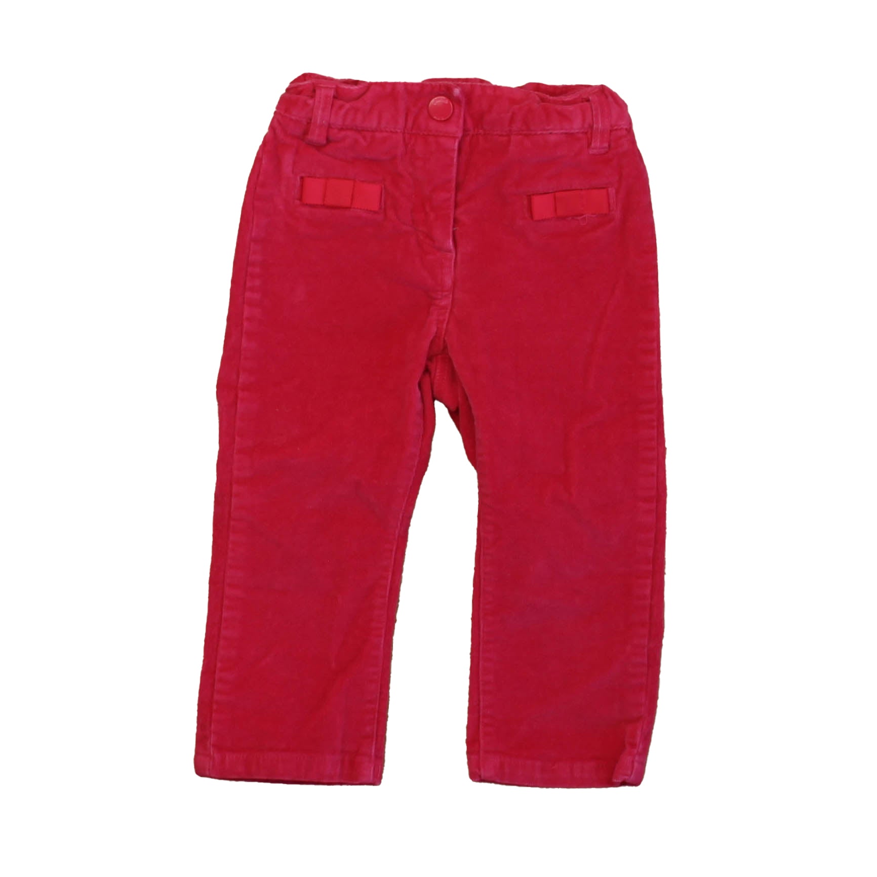 Jacadi Girls Pink Corduroy Pants Size: 18 Months Pink