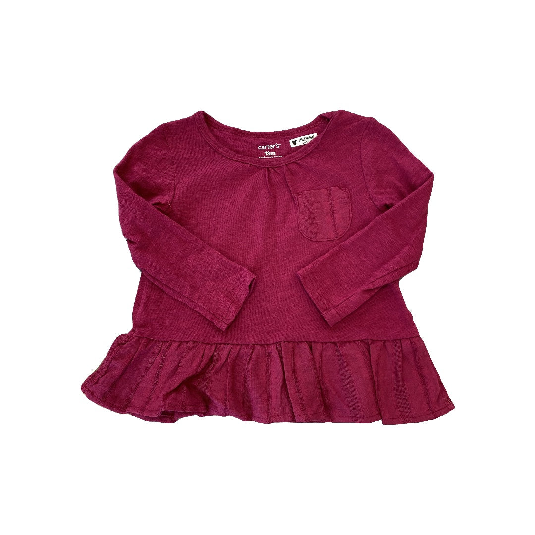 Carters Girls pink Dress Size: 18 months pink